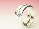 結婚指輪　薔薇