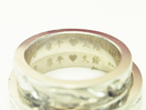 彫り　結婚指輪