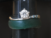 オーダー　マリッジリング 人気 プラチナ ：大阪府　S様  結婚指輪　婚約指輪とセット